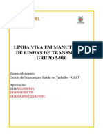 Manutenção de Linhas de Transmissão em Linha Viva - Rev 2013