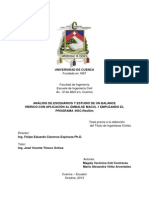 ANÁLISIS DE ESCENARIOS Y ESTUDIO DE UN BALANCE HÍDRICO CON APLICACIÓN AL EMBALSE MACUL 1 EMPLEANDO EL PROGRAMA - HEC-ResSim