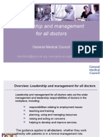 Leadership and Management For All Doctors Presentation - PPT 47043799