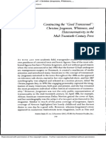 Constructing The Good Transsexual - Christine Jorgensen, Whiteness, and Heteronormativity in The Mid-Twentieth-Century-Press - Emily Skidmore