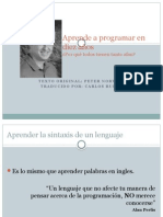 Aprende A Programar en Diez Años