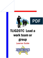 TLIG207C - Lead A Work Team or Group - Learner Guide