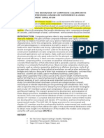 Experimental Study On Behaviour of Composite Column CFT