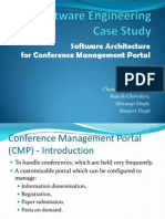 Software Architecture For Conference Management Portal