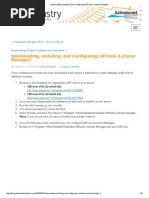 Downloading, Installing, and Configuring LMTools (License Manager)