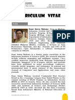 Curriculum Vitae: Profile