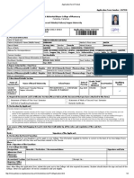 Application Form Printout