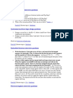 Electronic Engineer Interview Questions