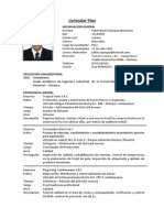 Curriculum Vitae - Titulado