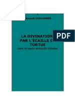 E. Chavannes - La Divination Par L'écaille de Tortue