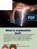 Explanation Text: How Tornadoes Are Formed