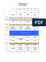 Timetable Class B Mcauley 2015-2016 Web