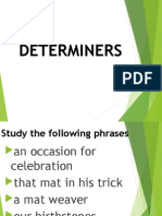 Determiners