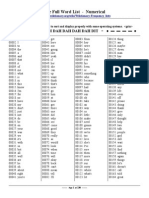 Frequencia de Palavras No Ingles