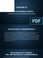 The Functional School: The Scope and Purpose of Sociological Jurisprudence