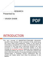 Consumer Research Presented by