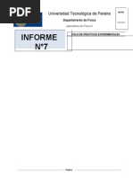 Informe 7 Lab Fisica II Carga y Descarga de Condensadores