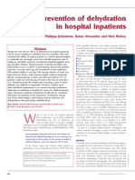 Prevention of Dehydration in Hospital Patients