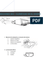 Condiciones Bioclimaticas en El Diseño