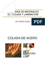 Colada y Laminacion Clasificacion Del Acero