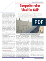 Composite Rebar Ideal For Gulf': Glass Reinforced Plastic