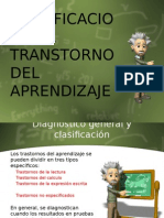 Trastornosdeaprendizaje Clasificacion