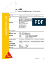 Sikafloor - 156: 2-Part Epoxy Primer, Levelling Mortar and Mortar Screed