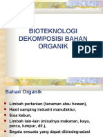 Bioteknologi Dekomposisi Bahan Organik