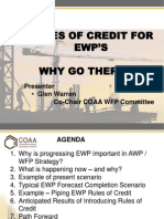 Engineering Work Package Rules of Credit Presentation