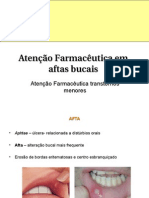 Aula 22 - Atenção Farmacêutica em Aftas Bucais