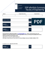 Engineering DDP Summary