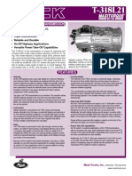 Caja de Cambio Caracteristicas T318 PDF