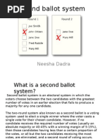 Second Ballot System