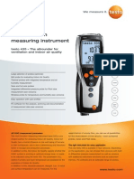 Multi-Function Measuring Instrument: Testo 435 - The Allrounder For Ventilation and Indoor Air Quality