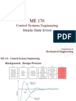 Control Systems Engineering: Steady-State Errors