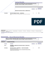 PERSONNEL - Record Retention Schedule: Sub-Department