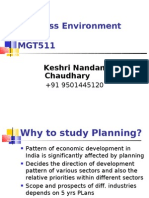 Business Environment (BE) MGT511: Keshri Nandan Chaudhary