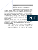 EE-122 Circuit Analysis-II 3+1: Prerequisite: Objective: Course Outline