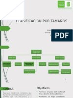 Ciclones, Hidrociclones, Cribas y Zarandas