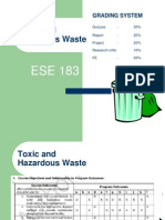 Toxic and Hazardous Waste: Grading System