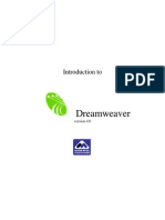 Dreamweaver: Introduction To