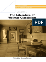 The Literature of Weimar Clasicism