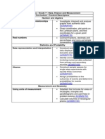 Maths - Data, Chance and Measurement PDF