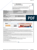 Irctcs E-Ticketing Service Electronic Reservation Slip (Personal User)