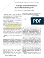 Removal of Hydrogen Sulfide From Biogas Using Dry Desulfurization Systems PDF