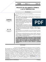 N-0550 Projeto de Isolamento Térmico A Alta Temperatura