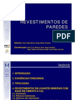 Revestimentos de Paredes - IST