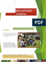 Calidad y Proceso Creativo