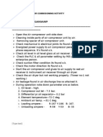 Commisioning Activity Report