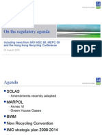 Latest Amendments To SOLAS & MARPOL